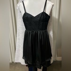 Black Sz 3 satin dress